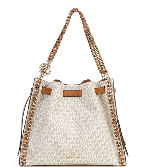 michael kors bags with chain handles|Michael Kors mina large bag.